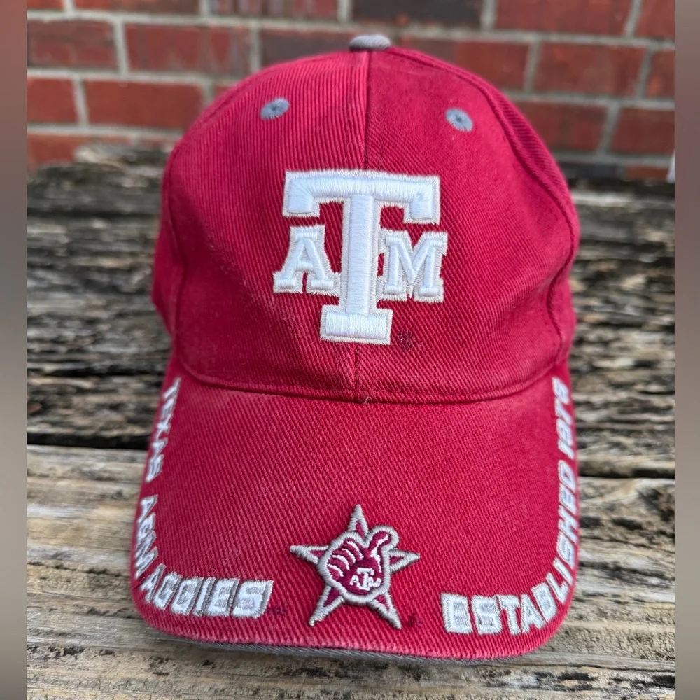 Captivating Headgear Homecoming Collection Red Texas A&M Aggies Strapback Cap T2